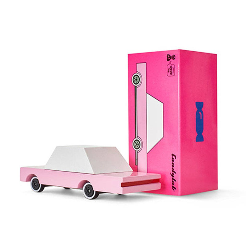 Candylab - Candycar - Pink - Wooden Diecast Toy Car