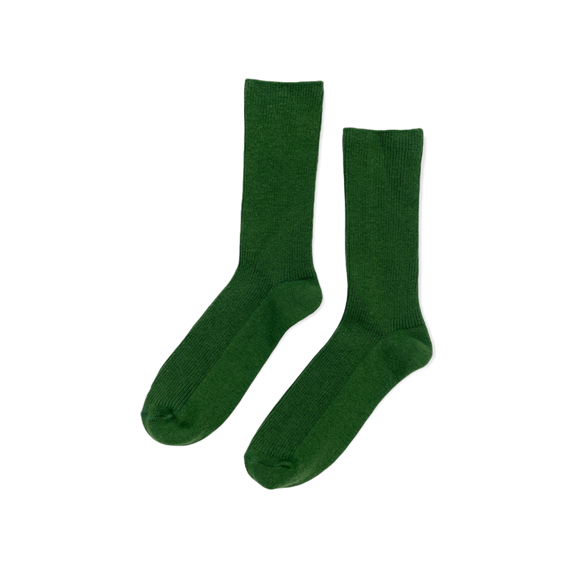 Solid Grandpa Socks - Avocado