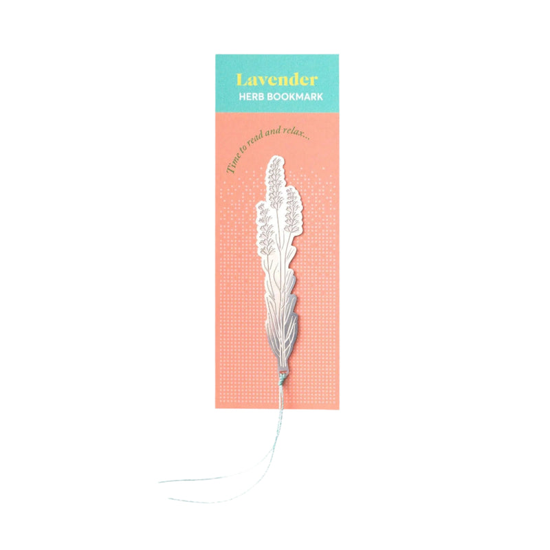 Metal Bookmark - Lavender Flower