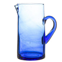 Nicola Spring - Jebel Recycled Glass Jug - 1L - Blue