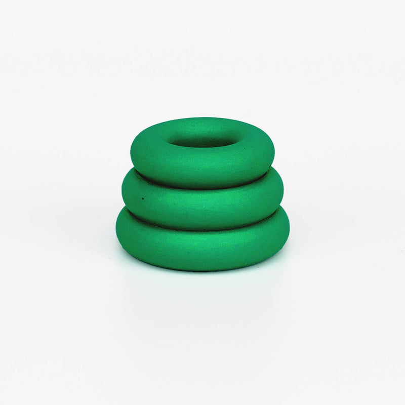 Triple O Candleholder - Forest Green