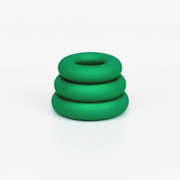 Triple O Candleholder - Forest Green