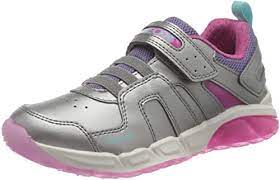 Geox - J Spaziale - Silver / Fuchsia