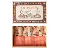 Baby mice - Triplets in Matchbox