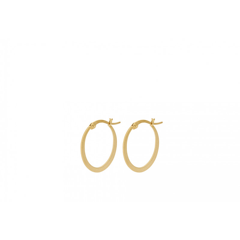 Mini Escape Hoops - Gold Plated