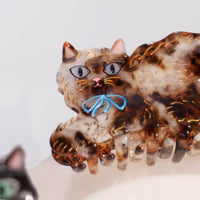 Calico Kitty Claw Clip