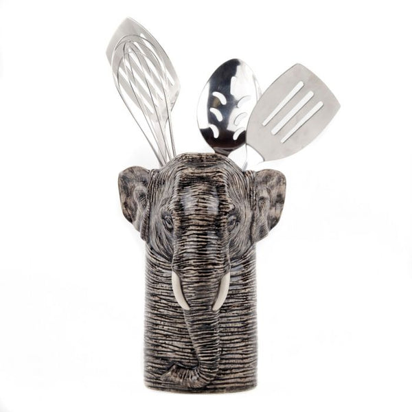 Elephant Utensil Pot