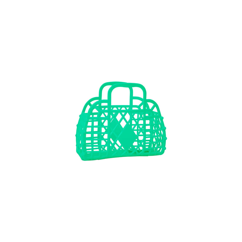 Retro Basket Jelly Bag - Green Mini