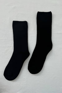 Extended Cloud Socks - Jet Black