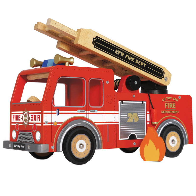 Fire Engine Set with Firefighters