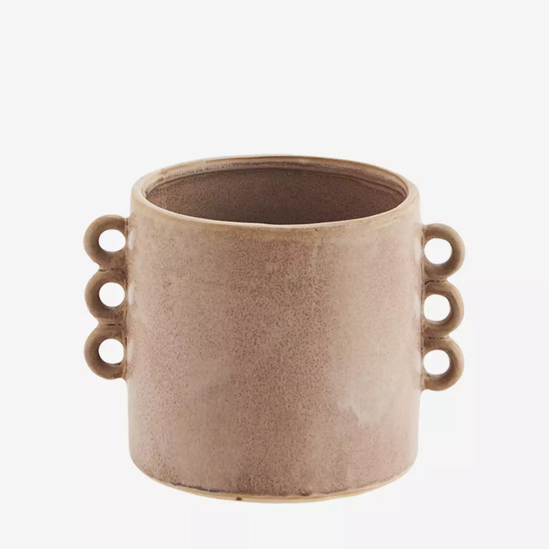 Madam Stoltz - Stoneware Flower Pot w ruffles