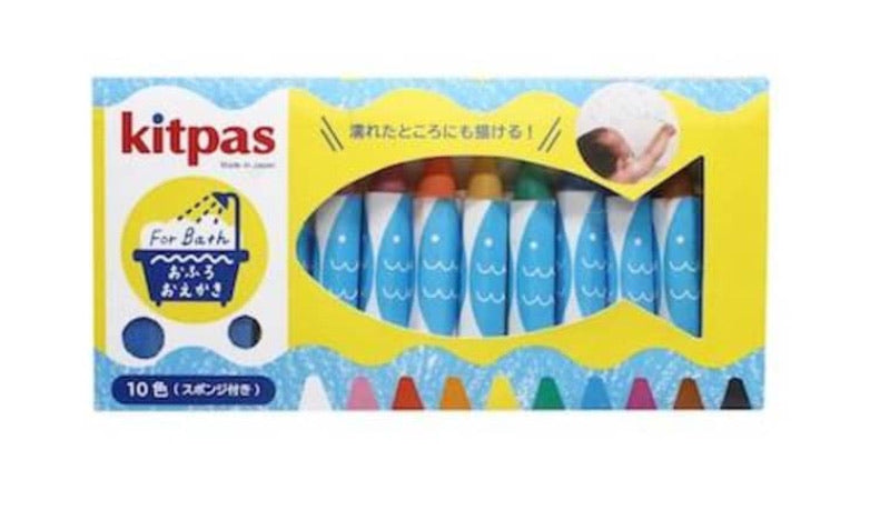 Kitpas Bath Crayon - 10 Pack