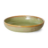HKliving - Chef ceramics: deep plate L, moss green