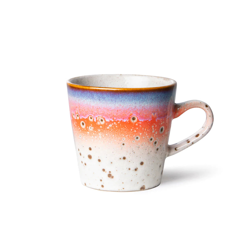 70s Ceramics - Americano Mug - Asteroids