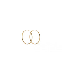 Mini Plain Hoops - Gold Plated
