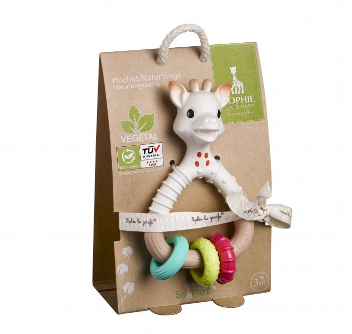 Sophie the Giraffe - Natural Rings Rattle