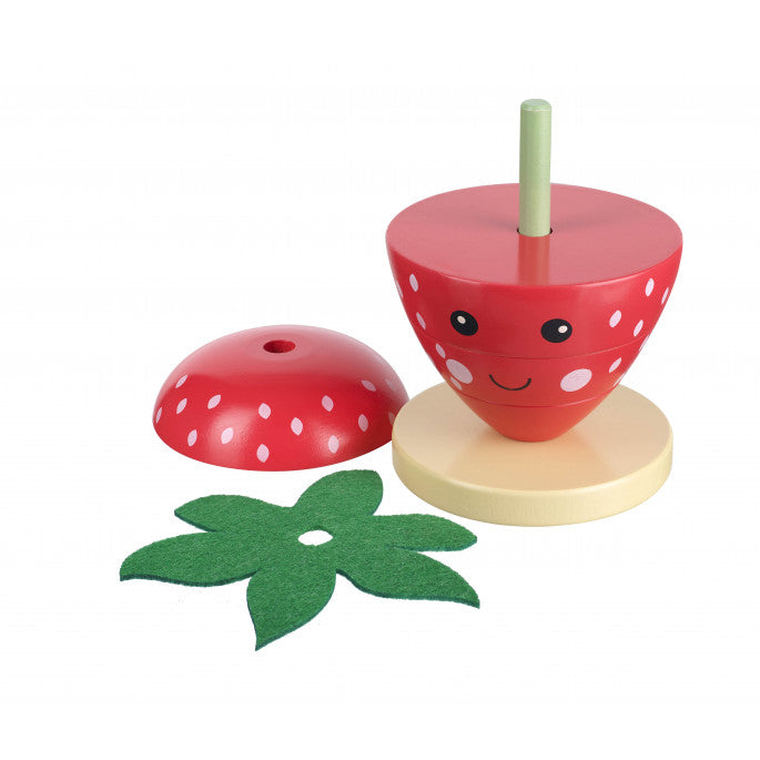 Orange Tree Toys - Stacking Ring - Strawberry