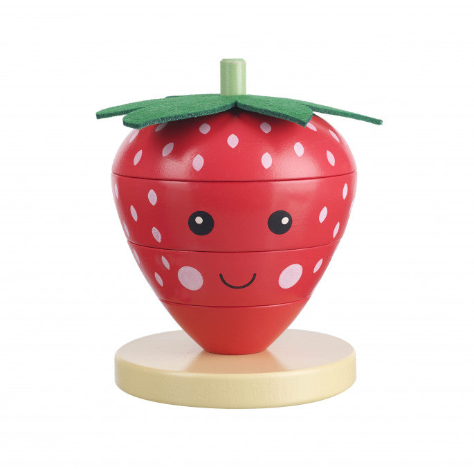 Orange Tree Toys - Stacking Ring - Strawberry