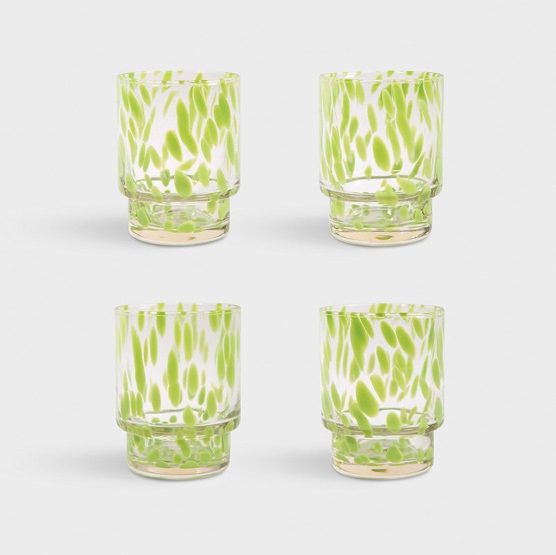 Tortoise Glass - Green - Single