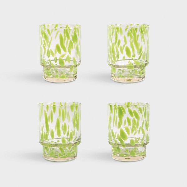 Tortoise Glass - Green - Single