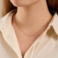 Luna Star Necklace - Gold Plated