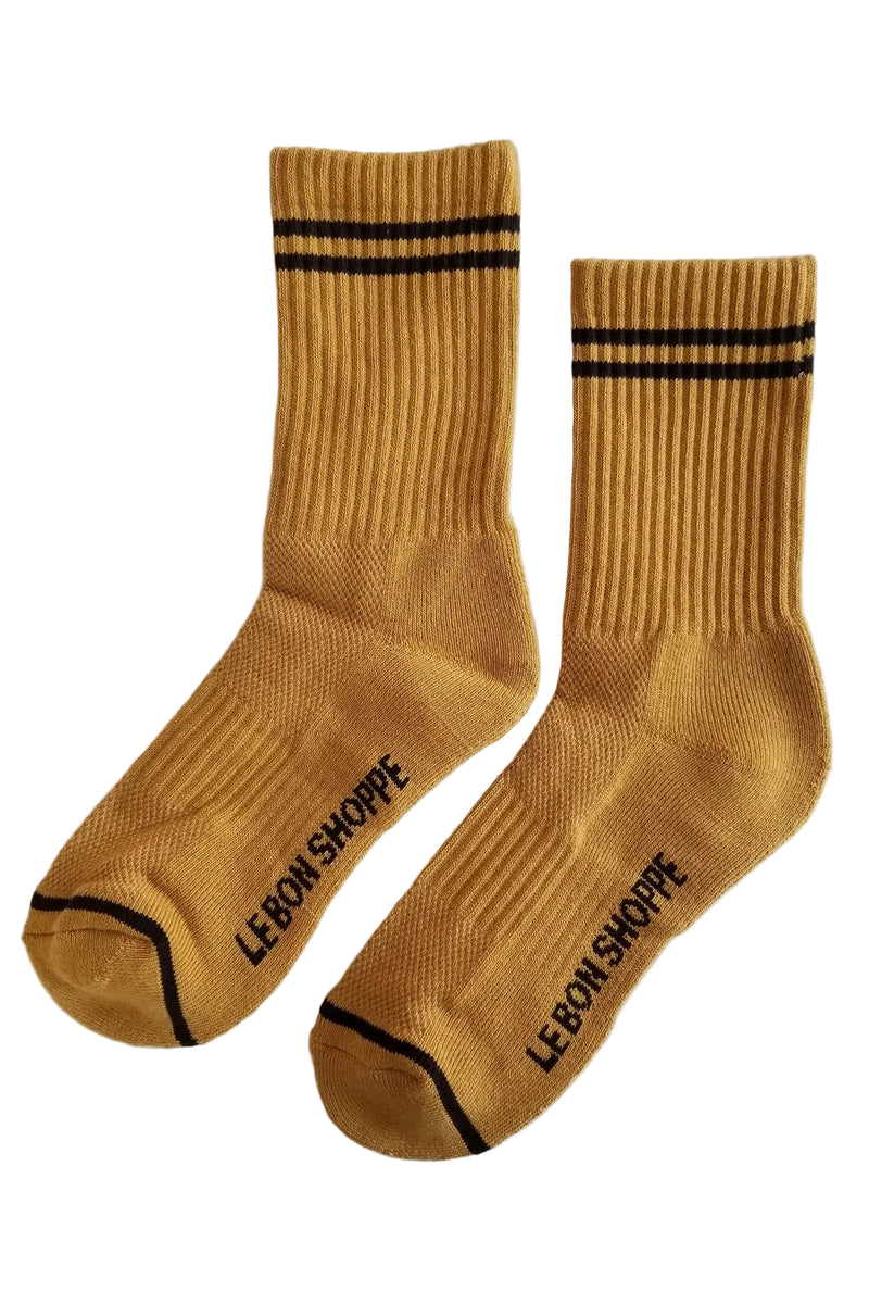 Boyfriend Socks - Biscotti