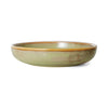 HKliving - Chef ceramics: deep plate M, moss green