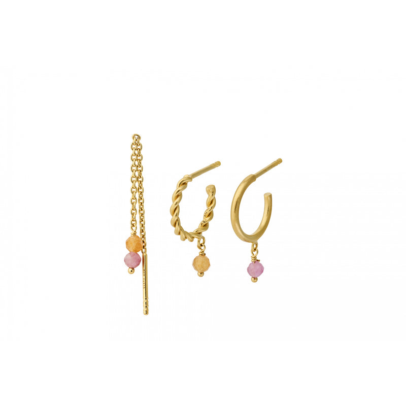 Bloom Earring Box - Gold Plated