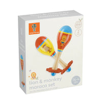 Maracas Set - Lion & Monkey
