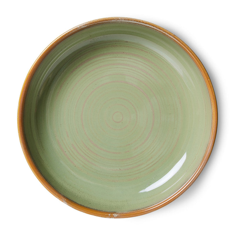 Chef Ceramics - Deep Plate Large - moss green