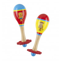 Maracas Set - Lion & Monkey
