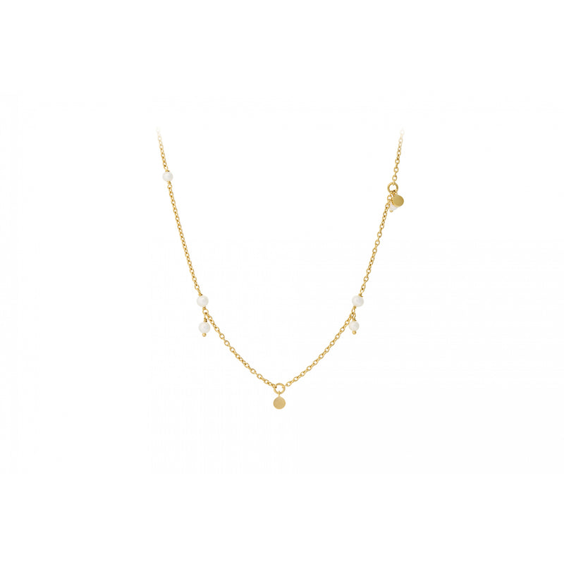 Ocean Pearl Necklace - Gold Plated