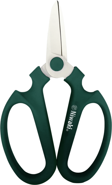 Flower Scissors - Moss Green