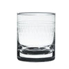 Whisky Glasses with Ovals Design - Set of 2