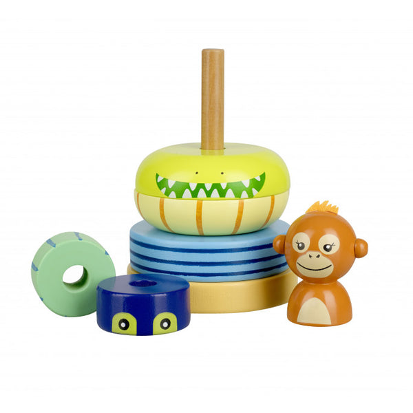 Orange Tree Toys - Jungle Animal Stacking Ring