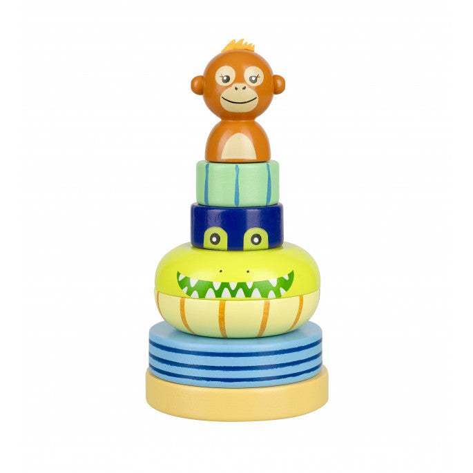 Orange Tree Toys - Jungle Animal Stacking Ring