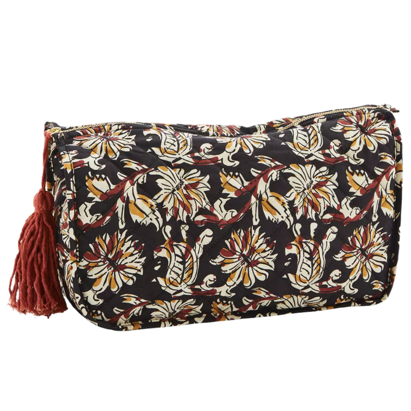 Madam Stoltz - Printed Washbag w Tassle