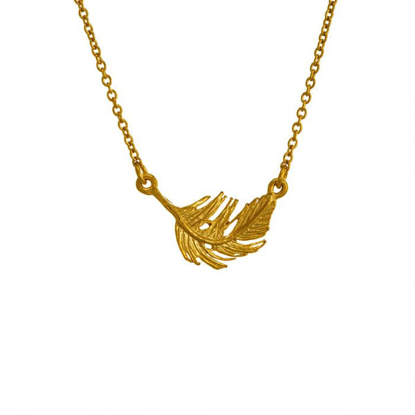 Little Feather Inline Necklace