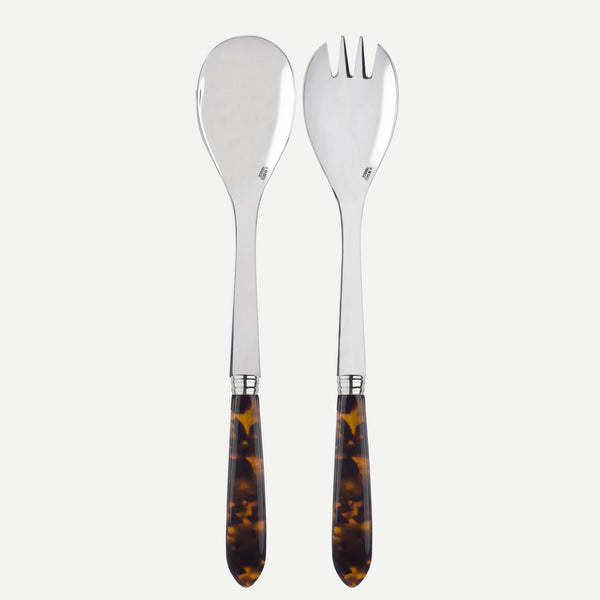 Salad Set - Faux Tortoise
