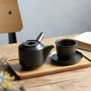 LT Cup & Saucer 160ml - Black