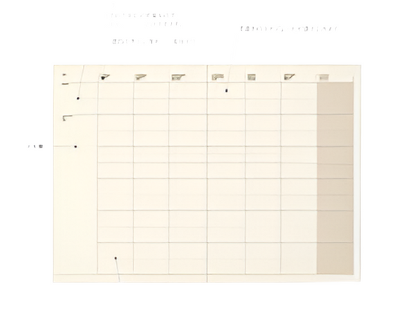 Laconic Style Notebook - Monthly