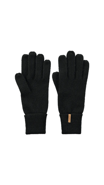 Barts - Fine Knitted Gloves - Black - Medium