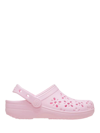 Kids Classic Floral Clogs - Pink Milk