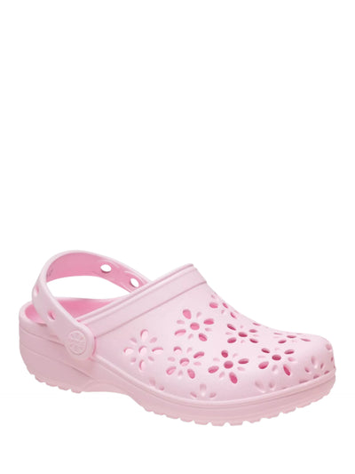 Kids Classic Floral Clogs - Pink Milk