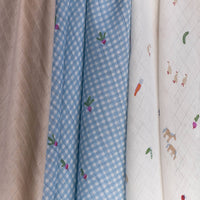 Organic Baby Muslins, Set of 3 - Little Farm