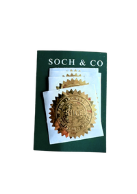 Nice List Christmas Sticker Seals - Pack of 5