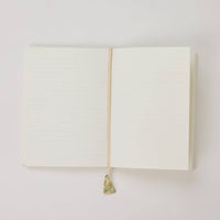 A5 Ruled Notebook - Floral Lattice Buttercream