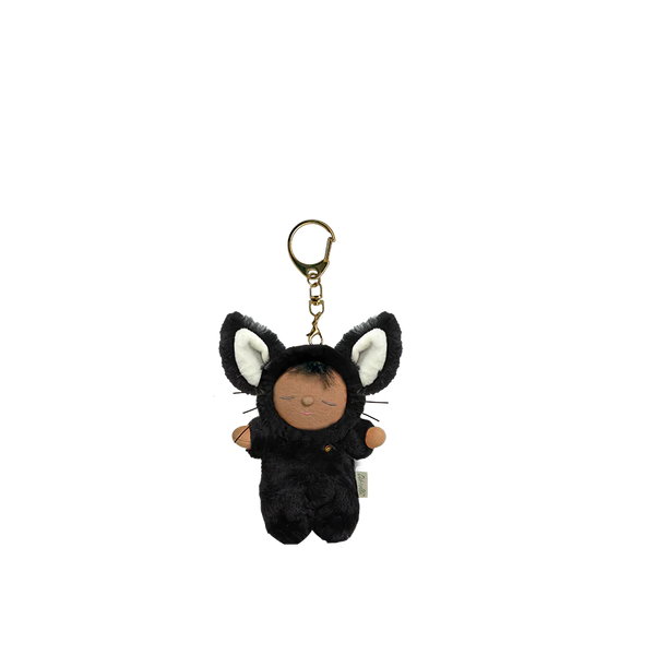 Cozy Bag Charm - Cat Nox