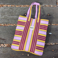 Tote Bag - Pink / Wine / Gold
