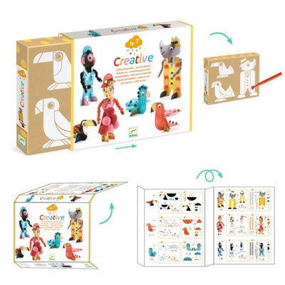 Djeco Punch Board Activity - Savanna